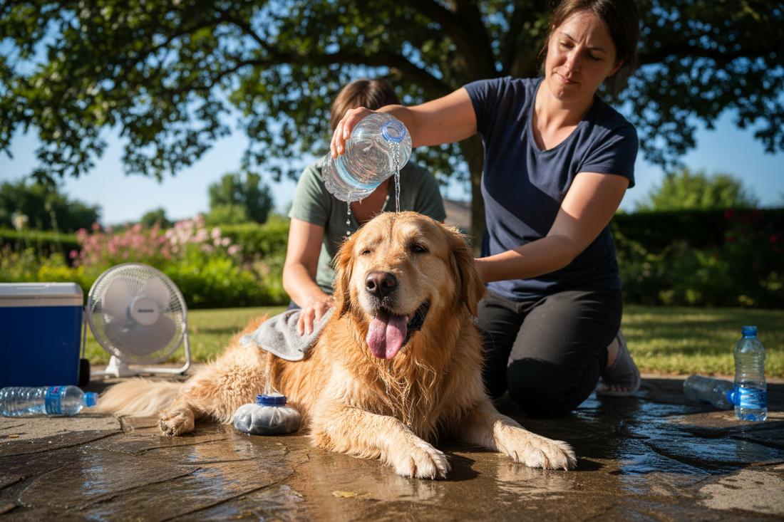 Golpe de calor en perros — primeros auxilios y prevención en verano