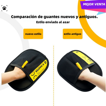 Guante Electrostático Quitapelos 2 en 1 para Perros y Gatos – Seguro y Reutilizable
