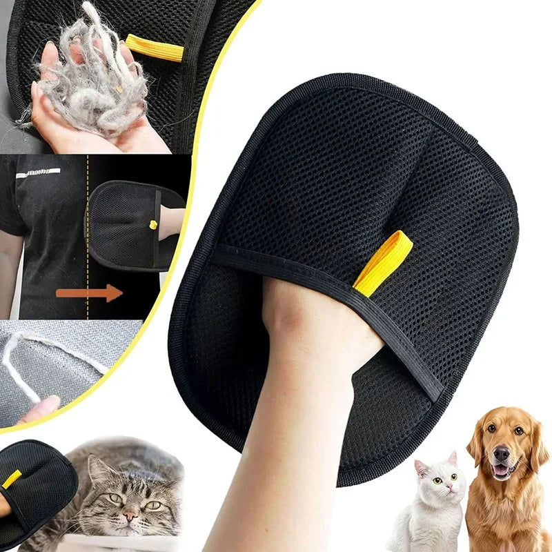 Guante Quitapelos Doble Cara para Perros y Gatos – Sofás, Ropa y Alfombras
