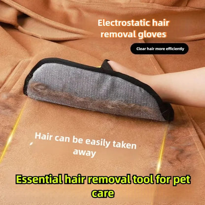 Guante Suave de Aseo para Perros y Gatos – Elimina Pelo de Ropa y Alfombras